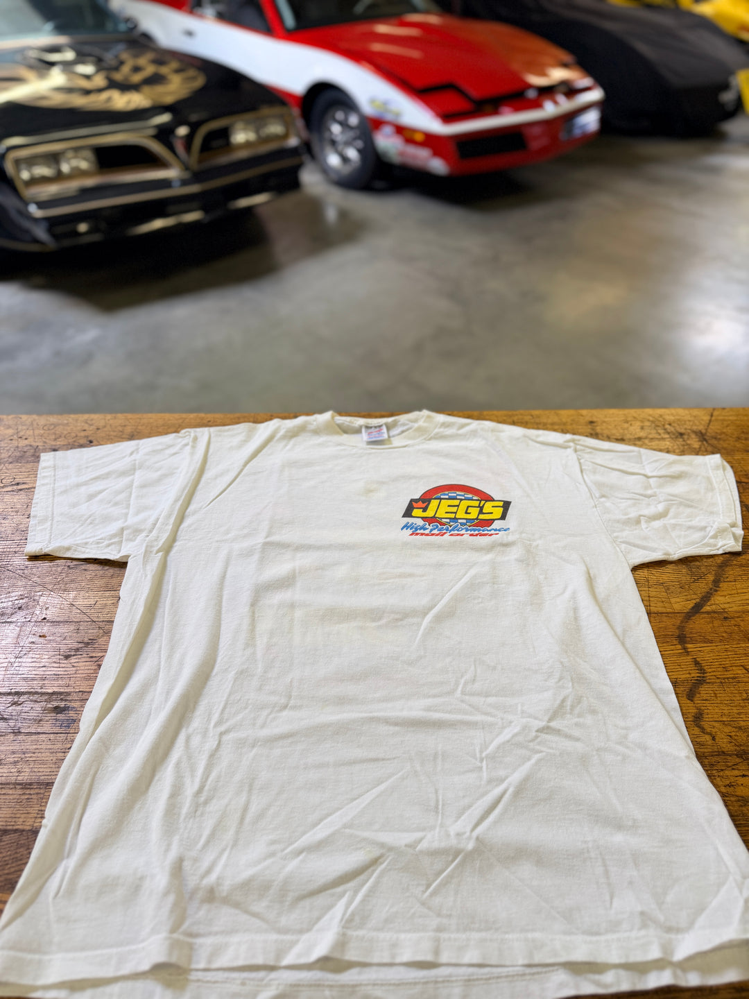 Vintage 1997 Troy Coughlin Sr JEGS Pro Stock Tee XL – NHRA Drag Racing Shirt – Rare 90s JEGS Racing Graphic