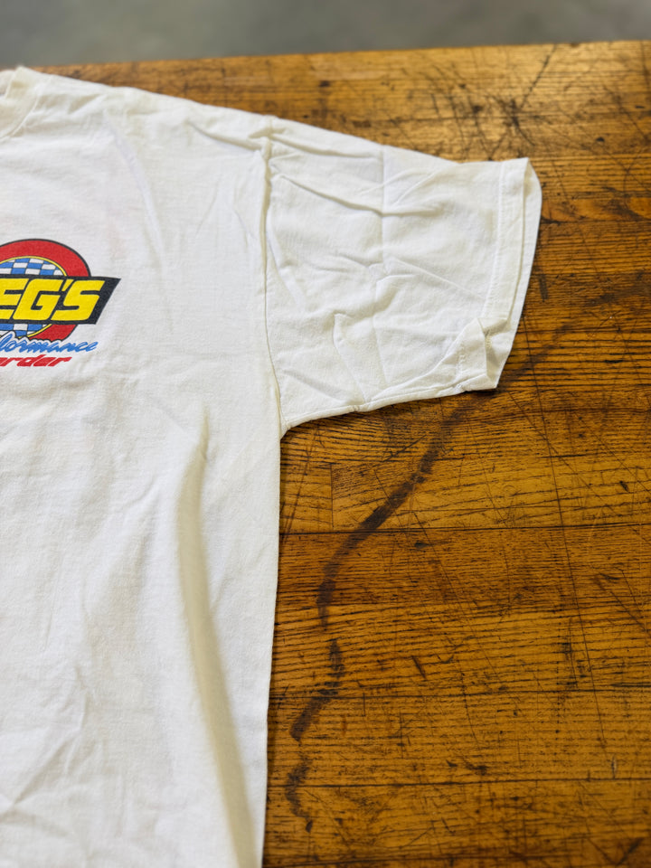 Vintage 1997 Troy Coughlin Sr JEGS Pro Stock Tee XL – NHRA Drag Racing Shirt – Rare 90s JEGS Racing Graphic