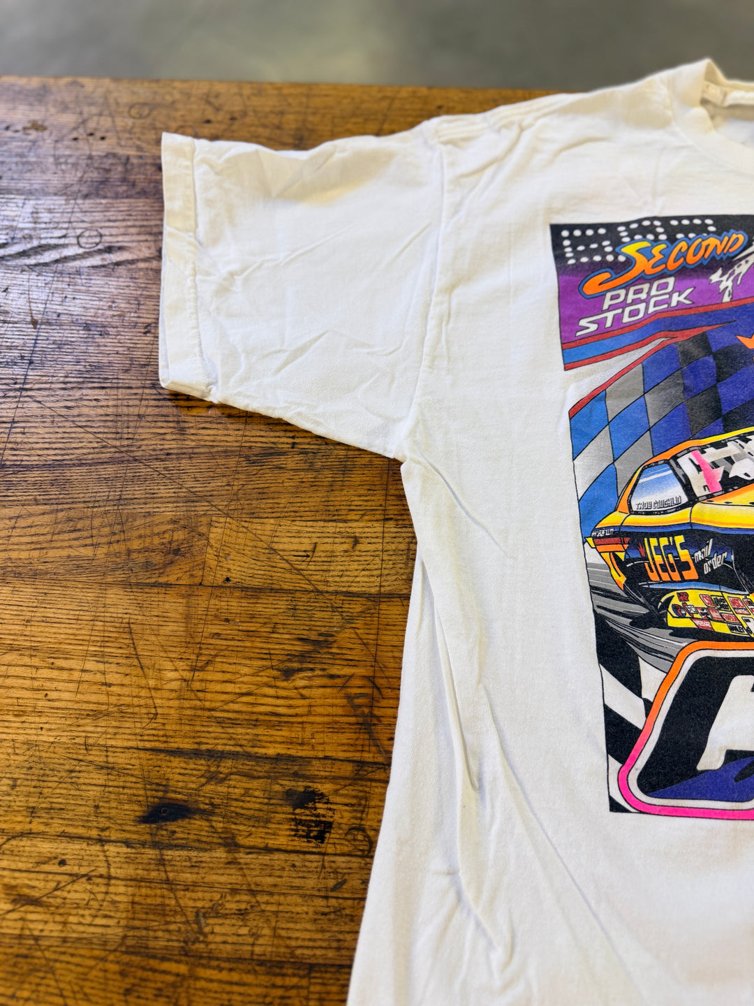 Vintage 1997 Troy Coughlin Sr JEGS 6-Second Club Tee XXL – NHRA Pro Stock Shirt – Rare 90s Drag Racing