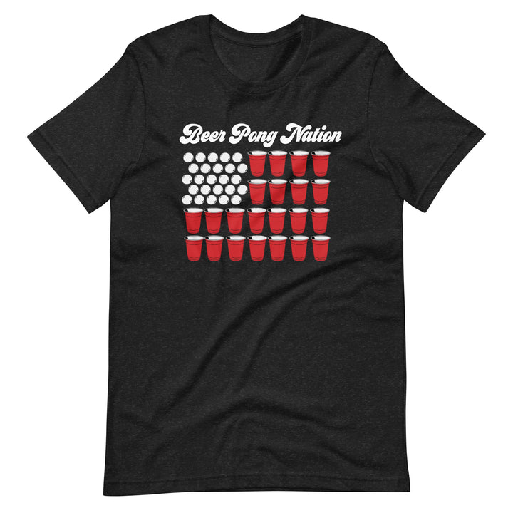 Beer Pong Nation Ring-Spun Cotton T-Shirt [Unisex]