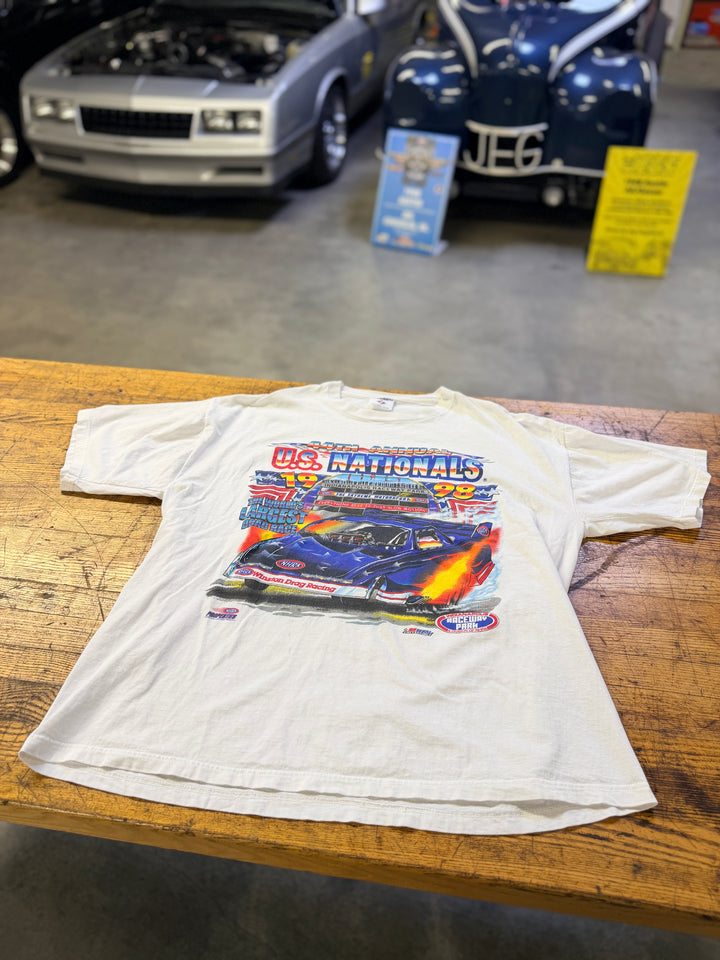 1998 NHRA U.S. Nationals Event Tee (Winston Era)  44th Annual — Indianapolis Raceway Park — Size XL