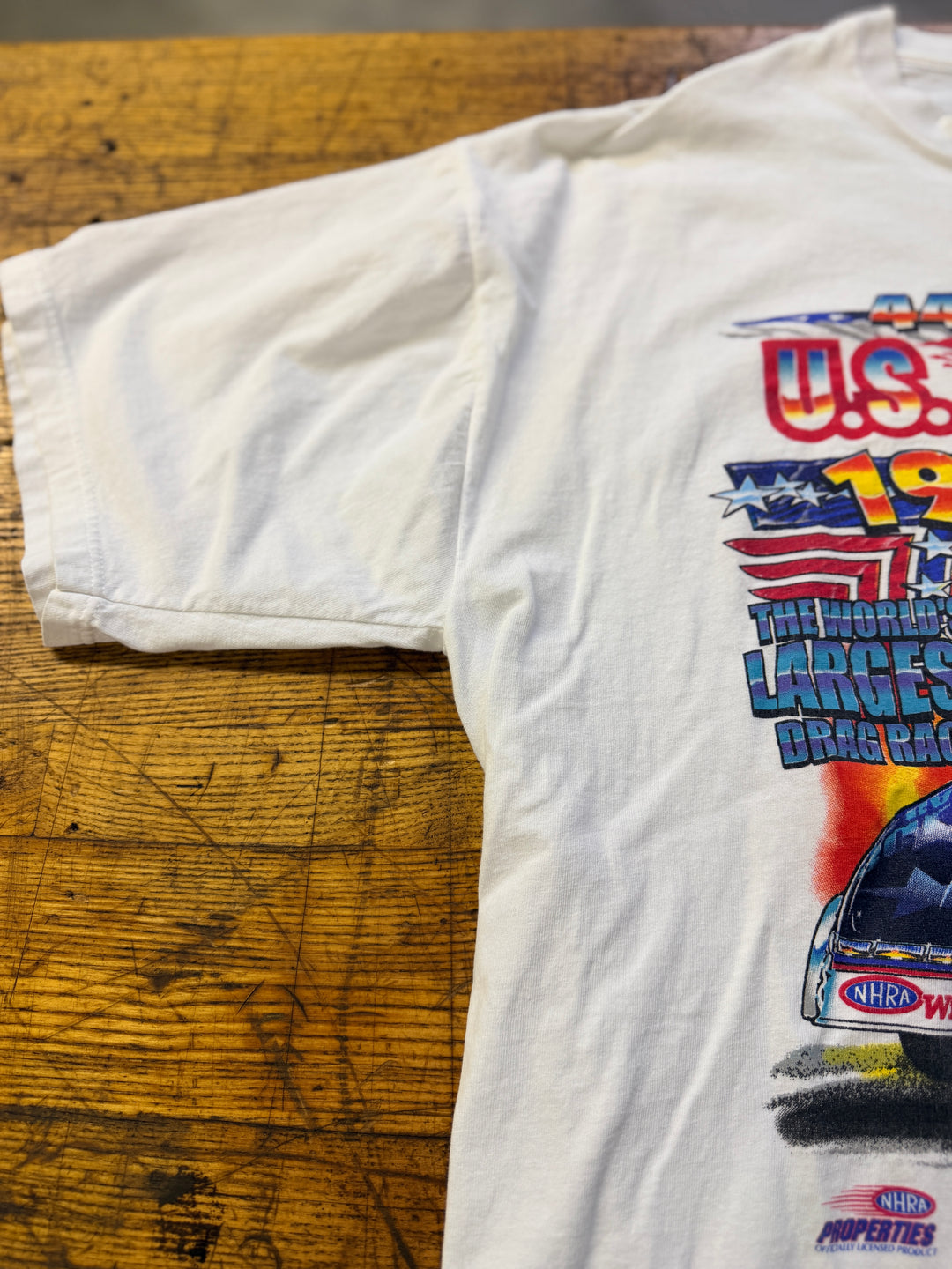 1998 NHRA U.S. Nationals Event Tee (Winston Era)  44th Annual — Indianapolis Raceway Park — Size XL