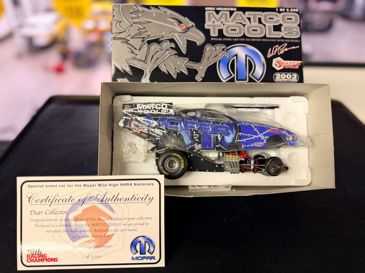 Whit Bazemore 2003 Mopar Matco Tools Funny Car 1:24 Diecast – Rare 1 of 2000 Racing Champions