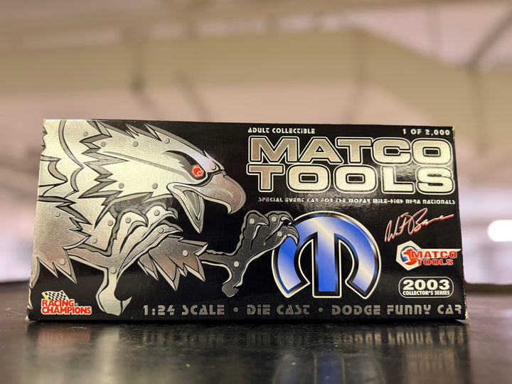 Whit Bazemore 2003 Mopar Matco Tools Funny Car 1:24 Diecast – Rare 1 of 2000 Racing Champions
