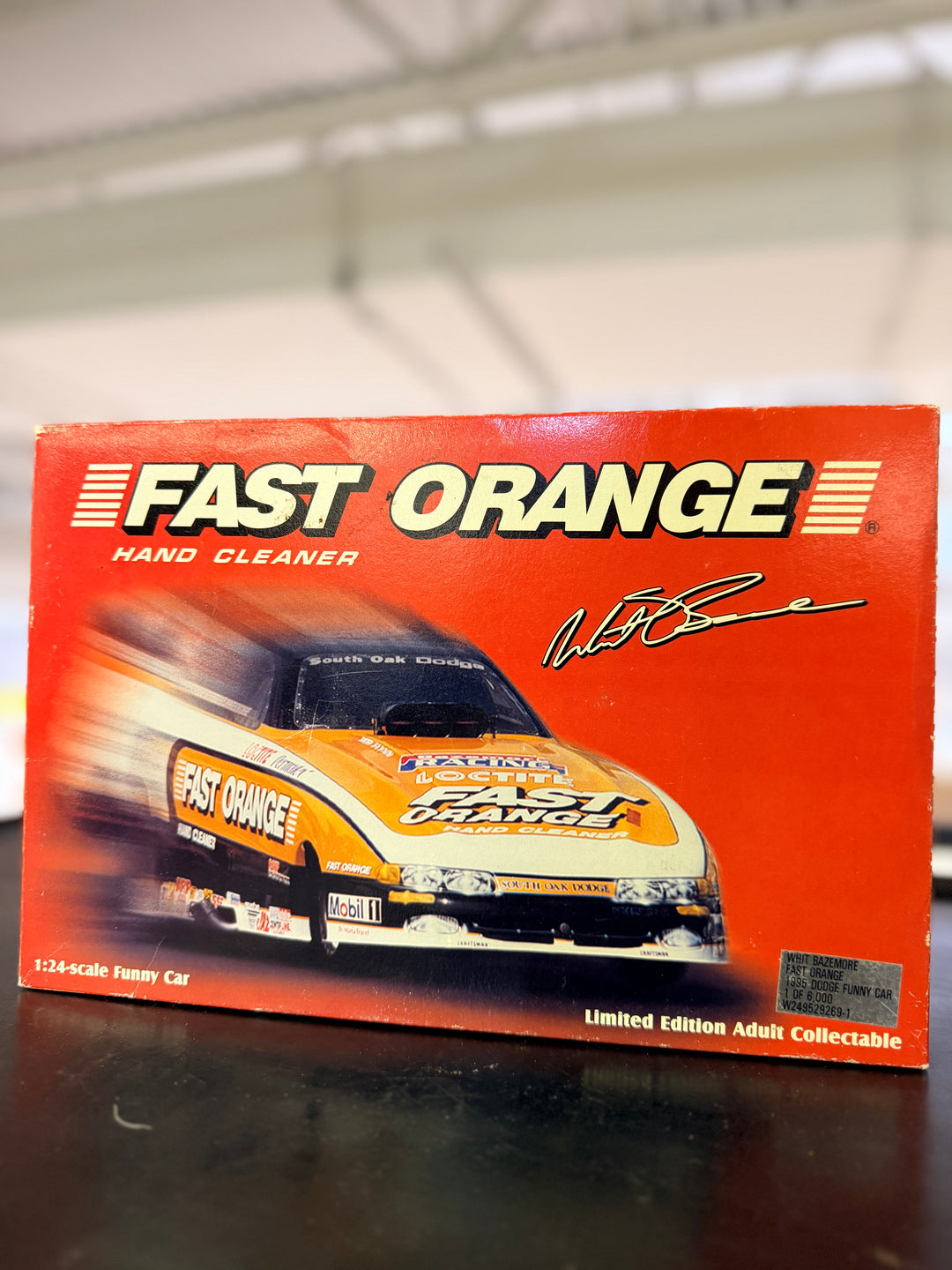 Whit Bazemore 1995 Fast Orange Dodge Funny Car 1:24 – 1 of 3,500 NHRA Diecast