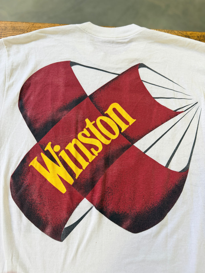 Vintage 1992 Winston Drag Racing Pocket Tee Large – NHRA Top Fuel Dragster Shirt
