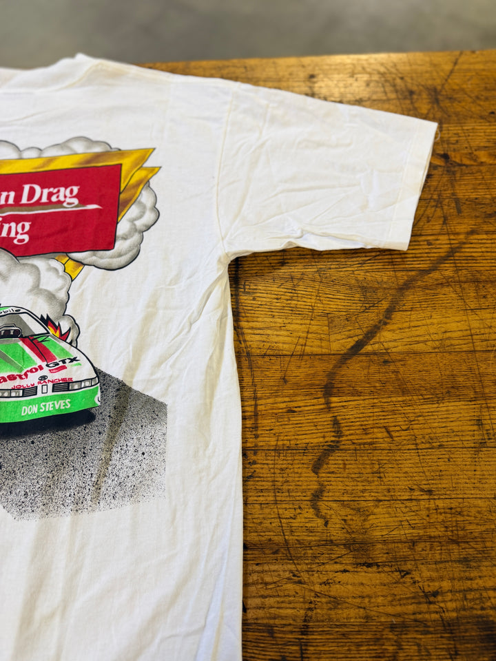 Vintage 1991 Winston US Nationals Tee XL John Force Castrol GTX NHRA Indy Shirt